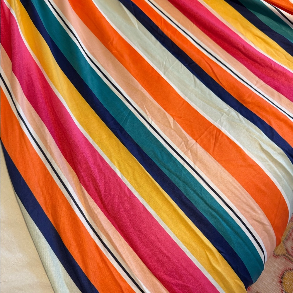 Nwt Ouges Colorful Striped Maxi Dress - image 6